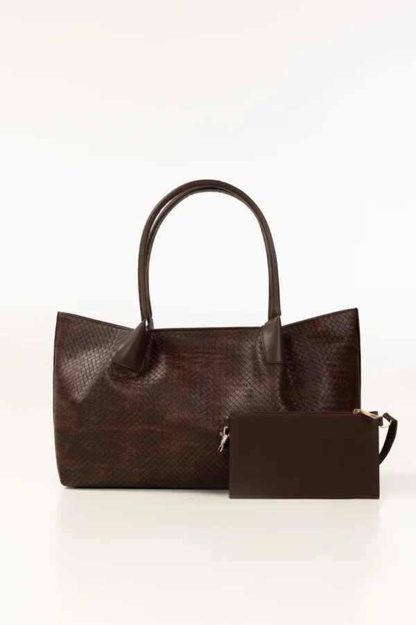 Dark Brown Tote Bag